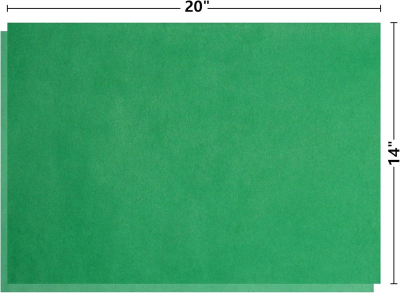 ROSYJUNE 36 Sheets Green Tissue Paper for Gift Bags, 20" x 14" Wrapping Tissue Paper for Birthday Party Christmas Holiday Decoration DIY Craft - Image 2